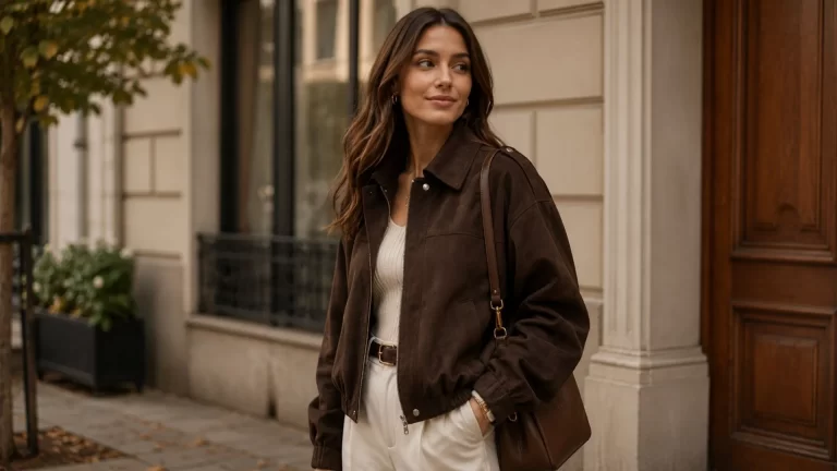 lidl suede bomberjack bruin