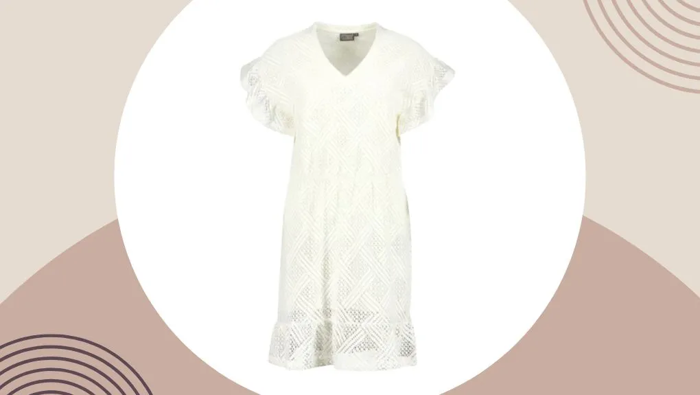 Scapino witte kanten jurk