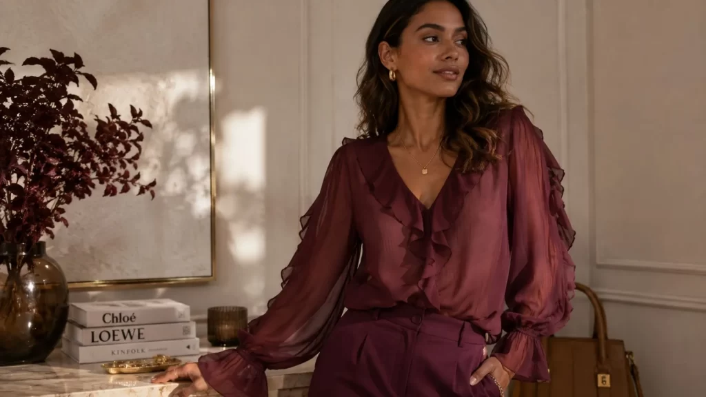 wibra chiffon blouse