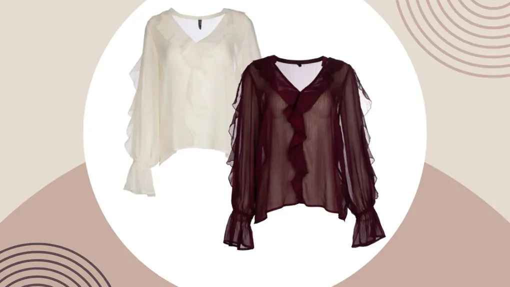wibra blouse transparant