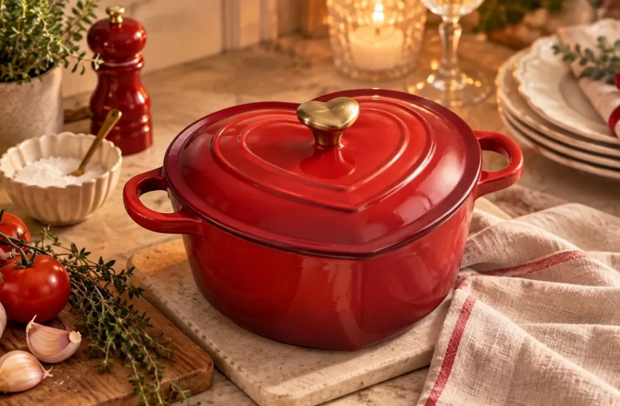 OMG! Deze hartvormige gietijzeren braadpan van €19,99 heeft serieuze Le Creuset-vibes